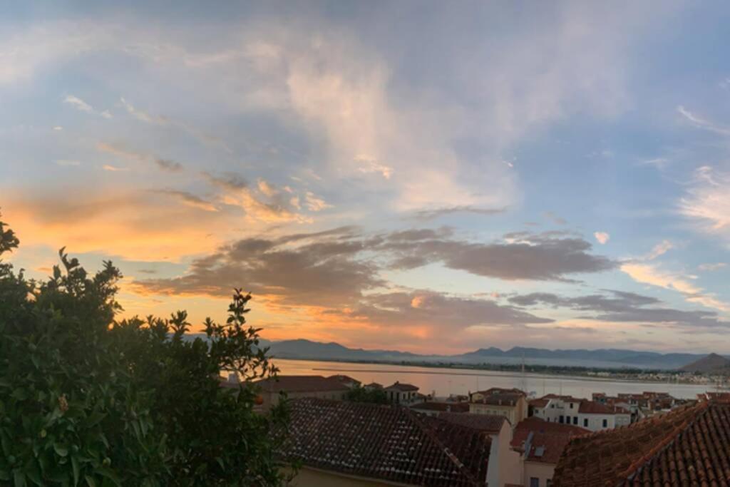 Master Rose House With Sea View Villa Nafplio Bagian luar foto